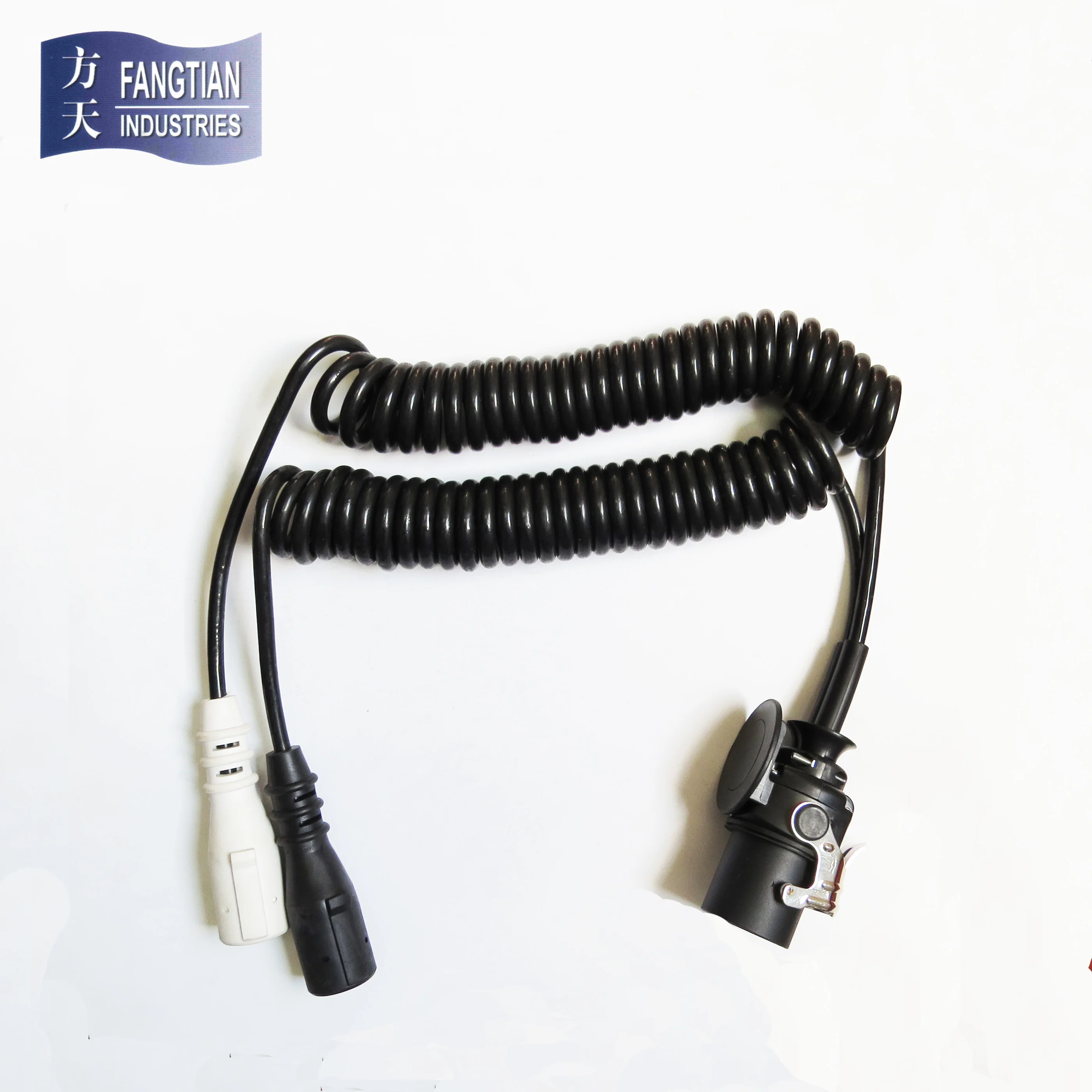 7 core trailer cable adaptor cable with moulded plug truck trailer cable factory direct supply