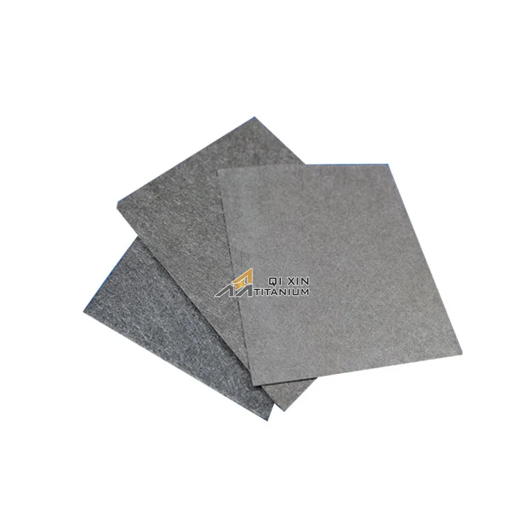 Water Filter Material Metal Fiber Sintered Titanium Felt