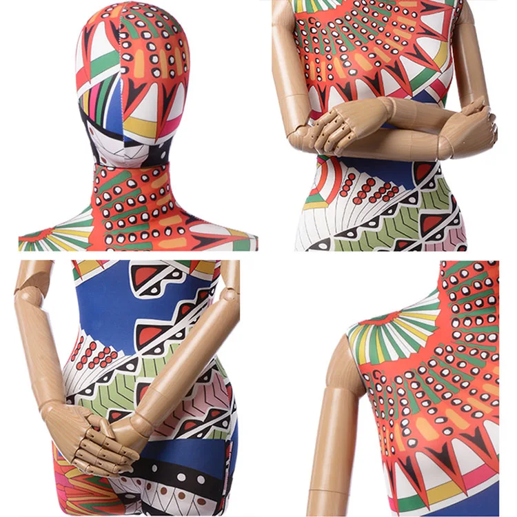 XINJI Factory Supplier Fashion Window Display Silver Chromed Plastic Female Custom Mannequin Body