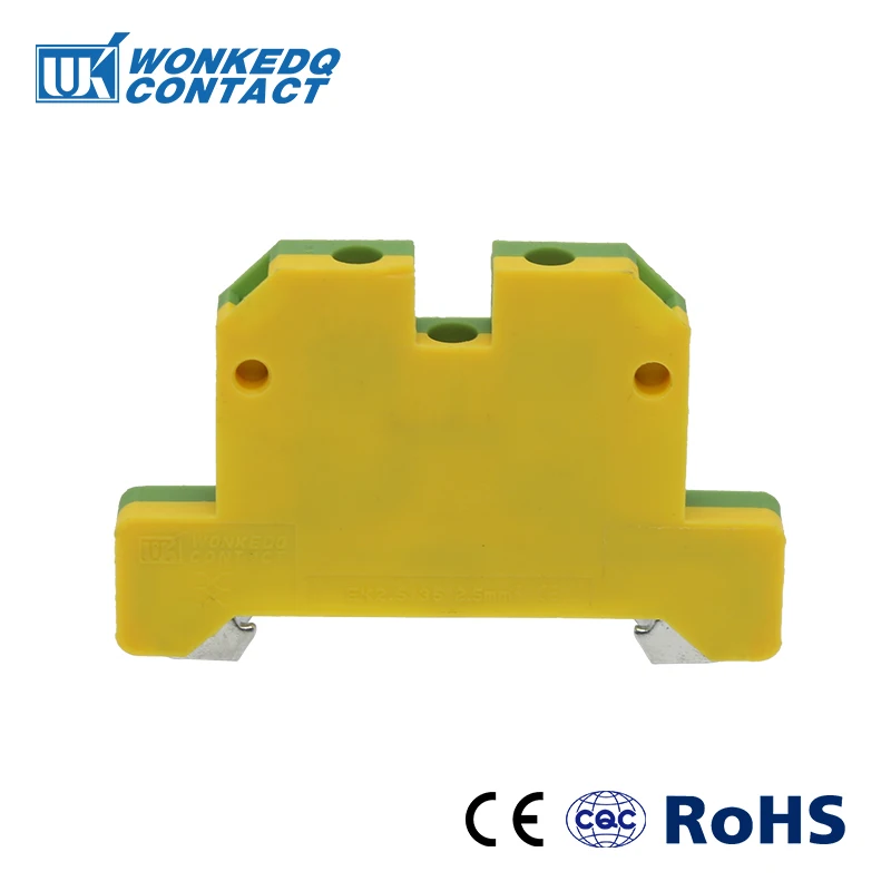 JEK 2,5/35 PE винт подключения заземления клеммы din-рейку