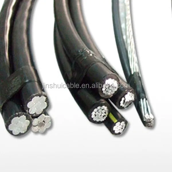 Aluminum/XLPE Triplex Service Drop Wire 4AWG