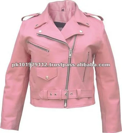 Leather rider jacket