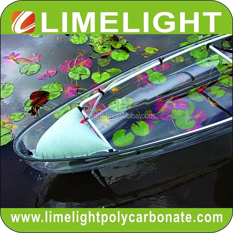 transparent kayak clear bottom kayak crystal canoe clear bottom boat polycarbonate canoe kayak