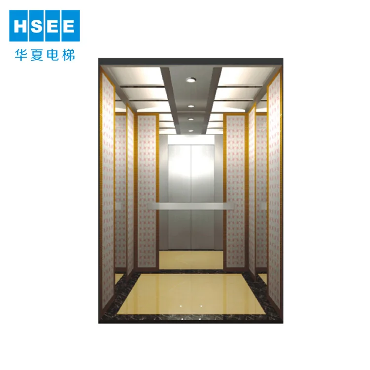 
Machine roomless elevator 630kg 8 person 1.5m/s Passenger Elevator Lift 