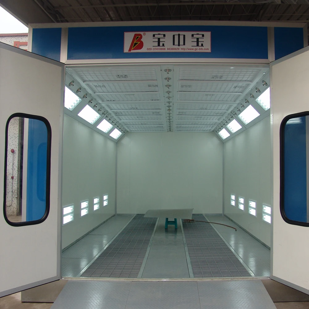 Car oven for water-based paint booth with CE