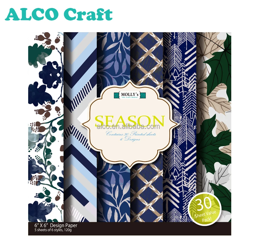 30 sheets winter design sheet scrapbooking printing paper craft paper pads