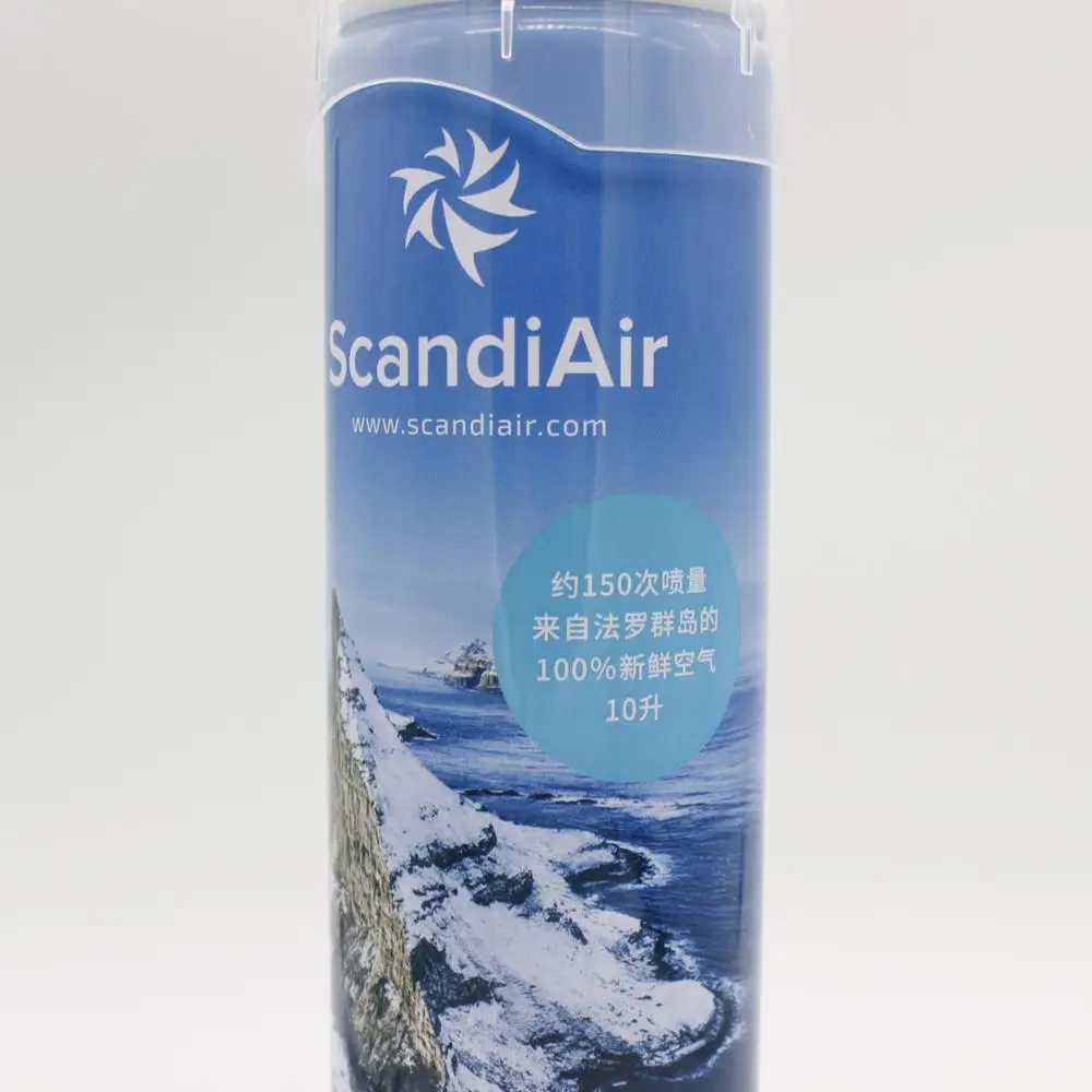 Breathe Fresh Air in a can from Faroe island