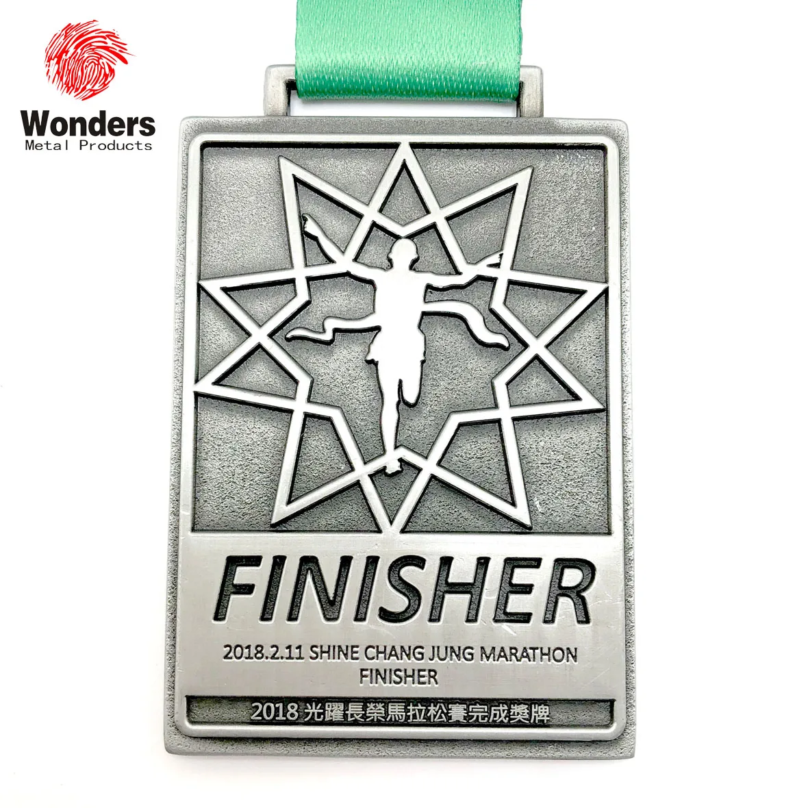 Custom Running Marathon cheap finisher medals no minimum order