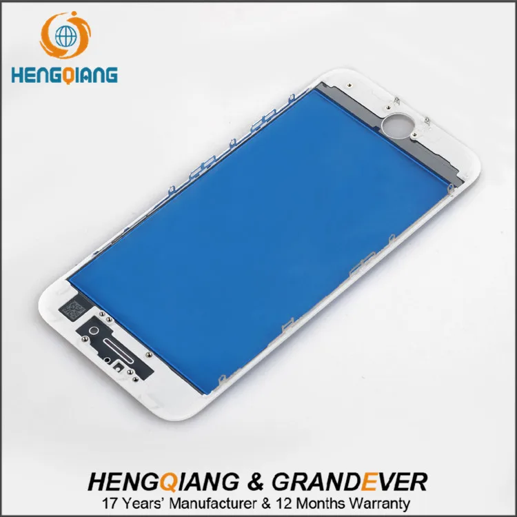 Для iPhone 7/P Передняя Внешний ЖК-экран стекло объектива + рамка ободок + ОСА Замена