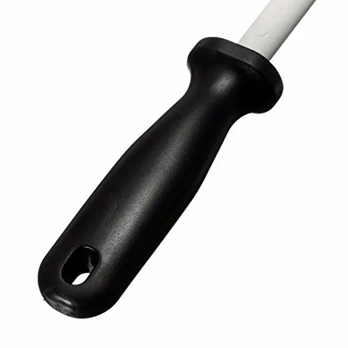 Ceramic knife sharpener, Sharpening Ceramic Rod with ABS Handle Honing Knife Sharpener for Knives