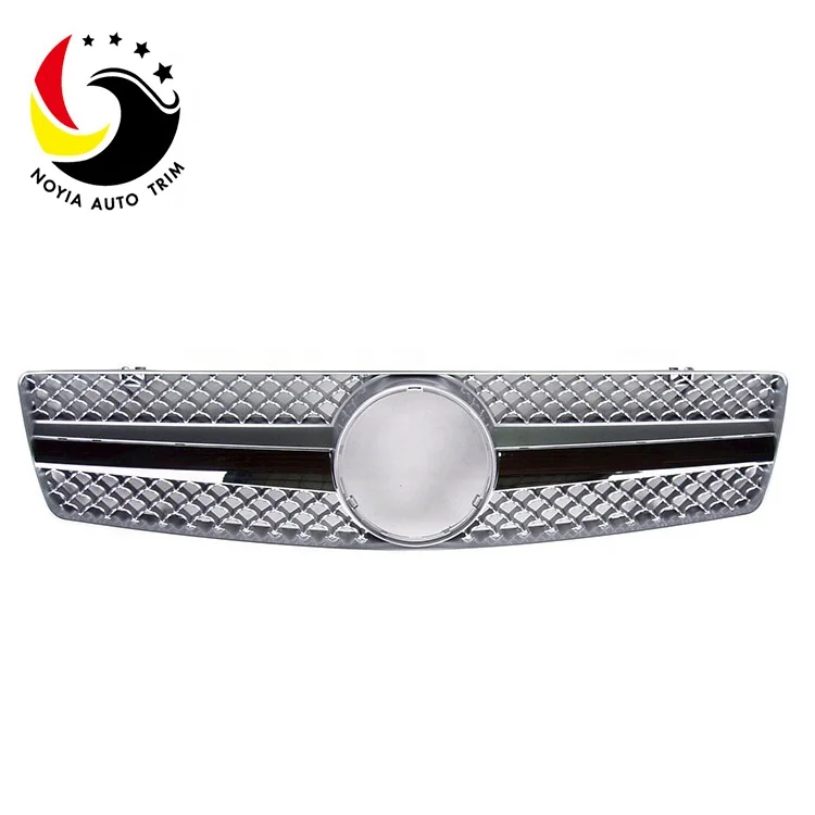 Front grille for Mercedes Benz W129 Black/Silver AMG style 1 Fin grill for w129 SL CLASS  1990-2002