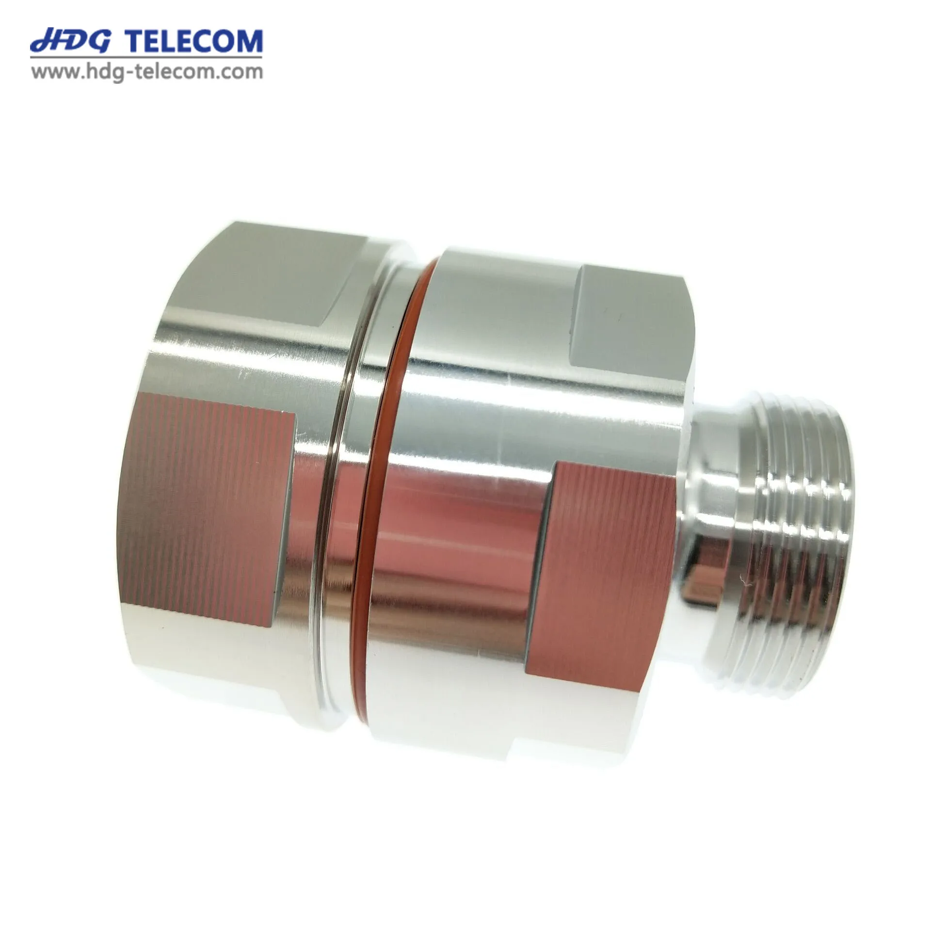 RF 7/16 DIN Female Connector For 1-1/4 Inch Coaxial Cable