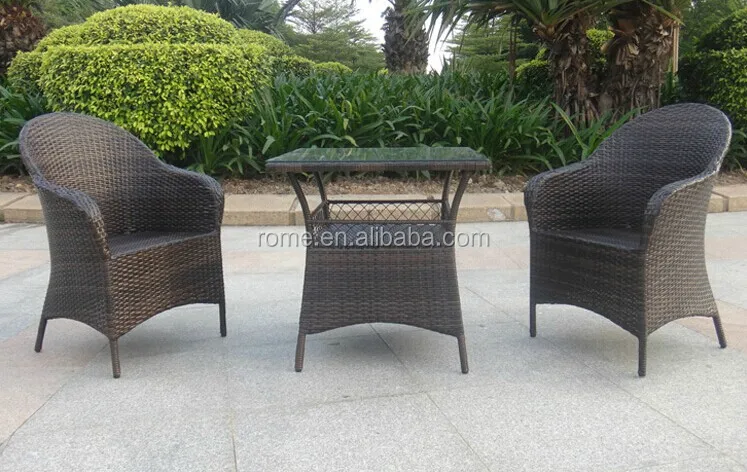 
Square or Round wicker dining chair/rattan table 