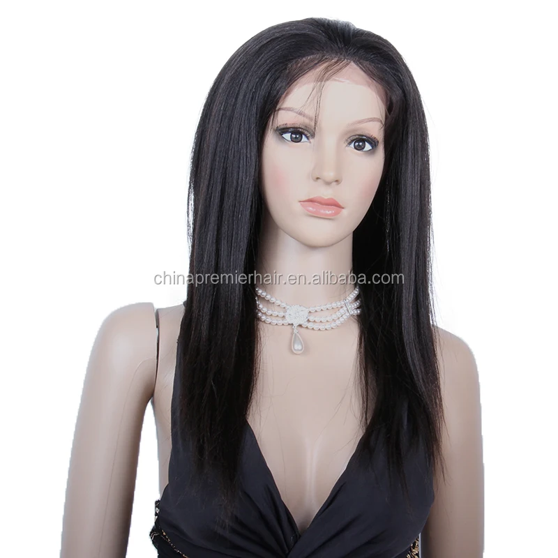 Парики из малайзийских волос с длинным шнурком, длина 16 дюймов