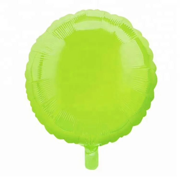 China wholesales round shaped 18inch macaron foil balloon for party  decorations.