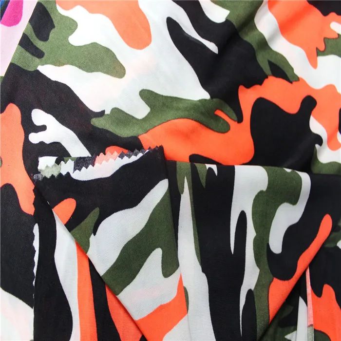 New 2018 keqiao camouflage basketball print jersey knit fabric single Jersey