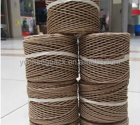 Красивый шпагат из коричневой бумаги