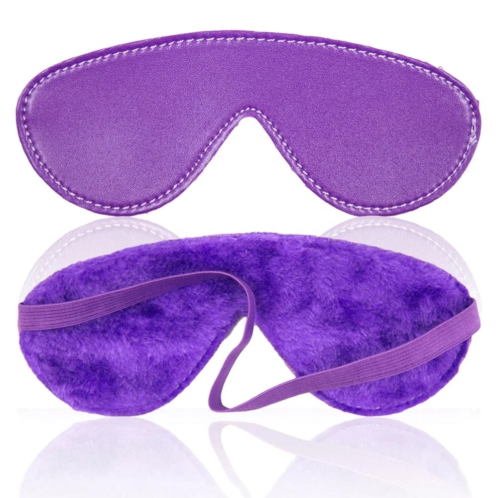High Quality Blindfold Leather with Plush Mask for Adults Bondage Games Factory Price SINFUL PINK BLINDFOLD BONDAGE TOY