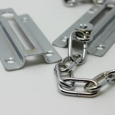 Metal Steel Door Chain Guard Safety Security Bolt For Hotel