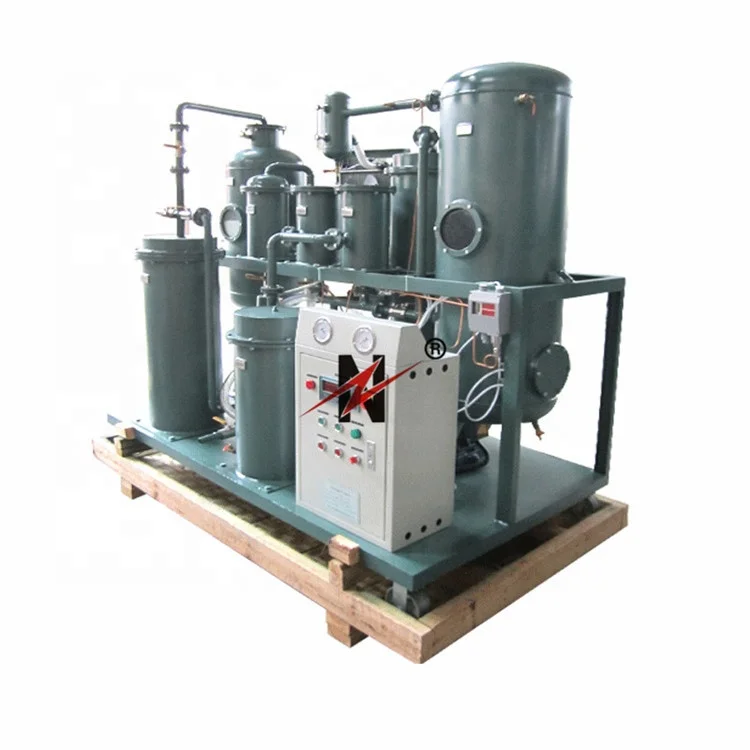 Zhongneng oil purifier deal with lube oil hydraulic oil with vacuum system