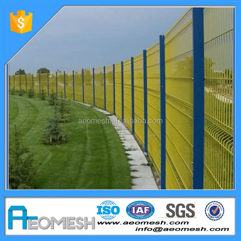 AEOMESH Made In Guangdong high quality Airport Fence Y post with razor barbed wire (Real factory)