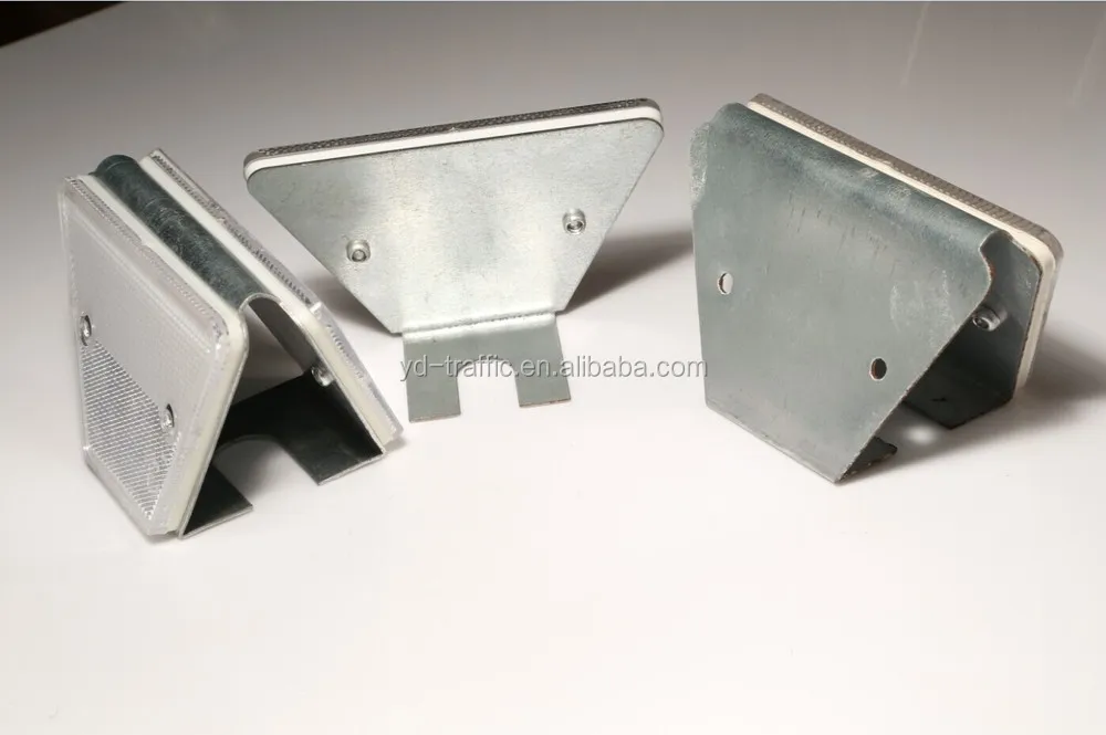 traffic safety reflector single and double sides guardrail delineator