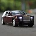 1 24 free shipping Rolls Royce Phantom Alloy Diecast Car Model Pull Back Toy Car model