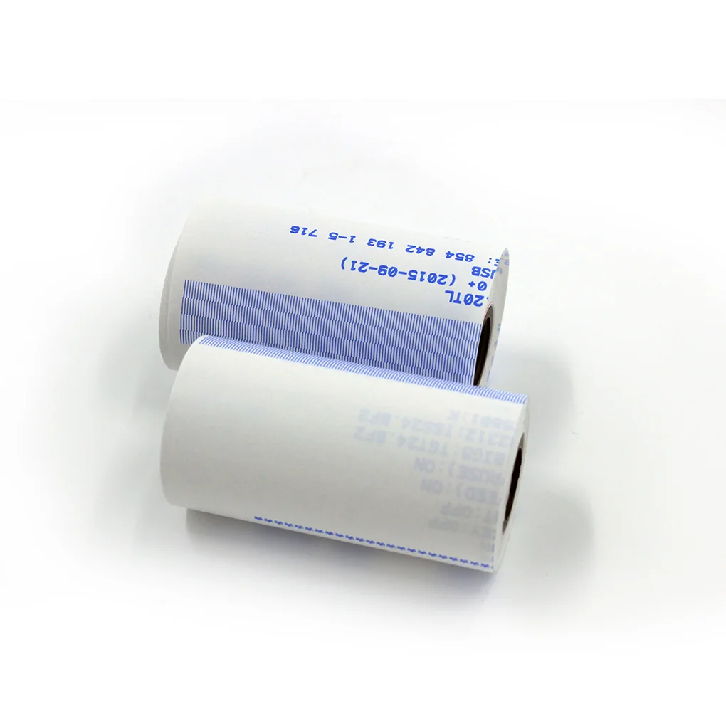 Горячая Распродажа, оптовая цена, 58 мм рулоны термобумаги с голубым изображением