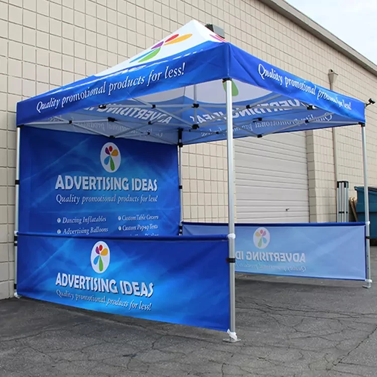 3x3ft portable foldable gazebo tent event walls advertising tent with window