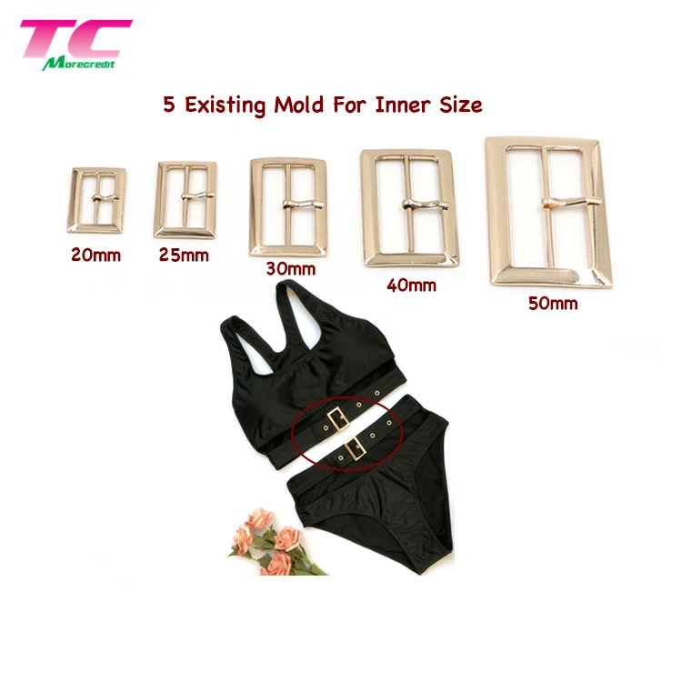 Europe Standard Metal Rectangle Metal Ring For Swimwear, Garments, Handbag Hardware Accessories Directly Factory