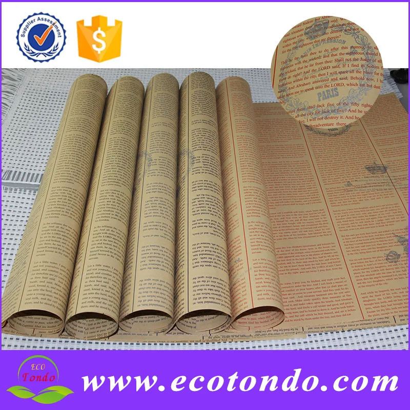 70GSM высокое качество специально отпечатанные Vigin коричневый крафт рулона бумаги