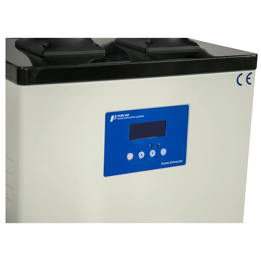 PA-300TD-IQ Fume Extraction System Nail Manicure Table Dust Collector with Activated Carbon Filter