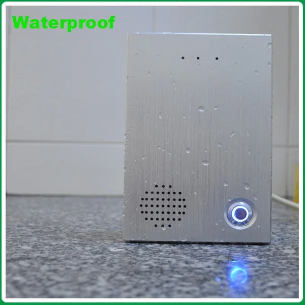  Аудио водонепроницаемый sip-домофон с системой ip