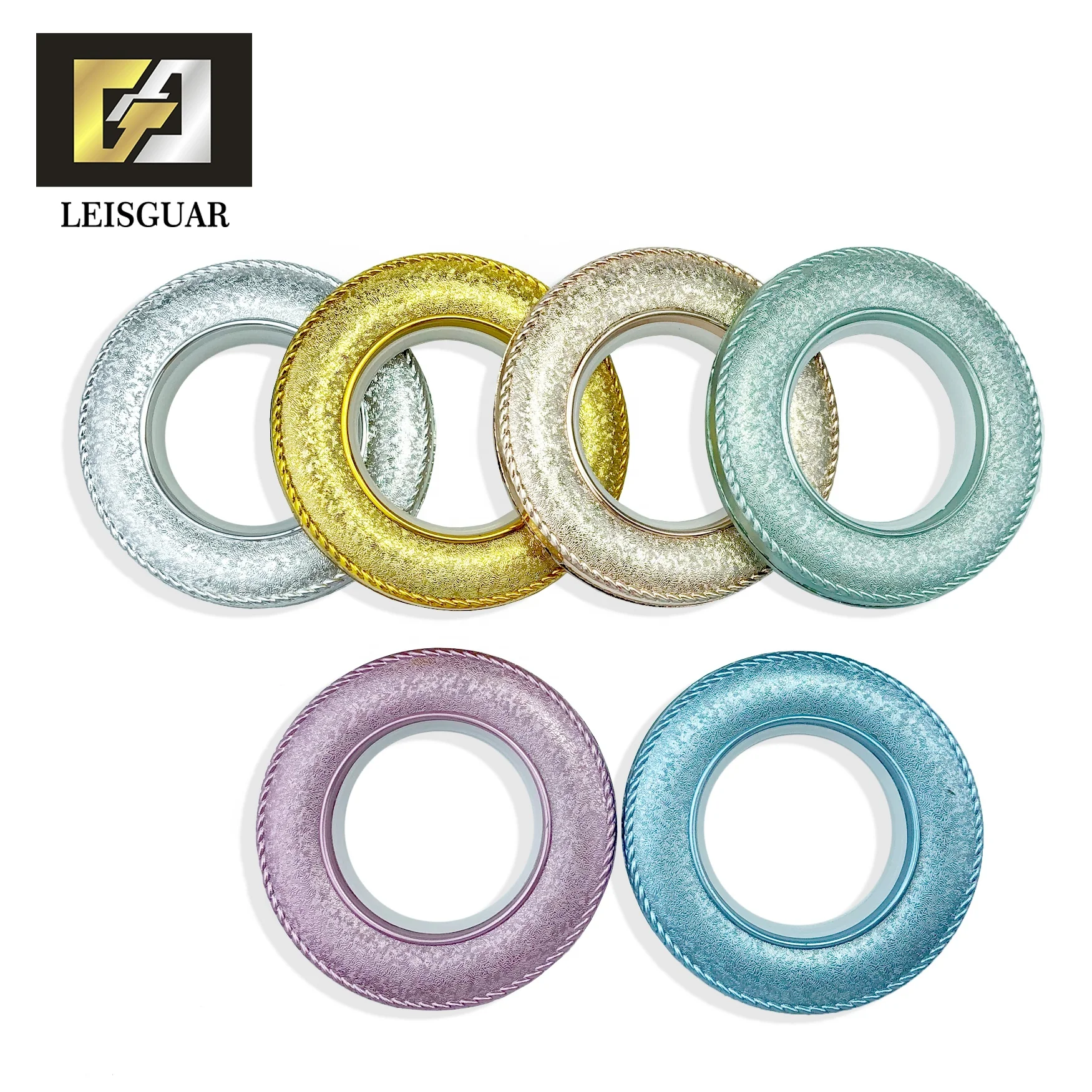 New Style 2021 Wholesale Eyelet Curtain Accessory Plastic Curtain Ring