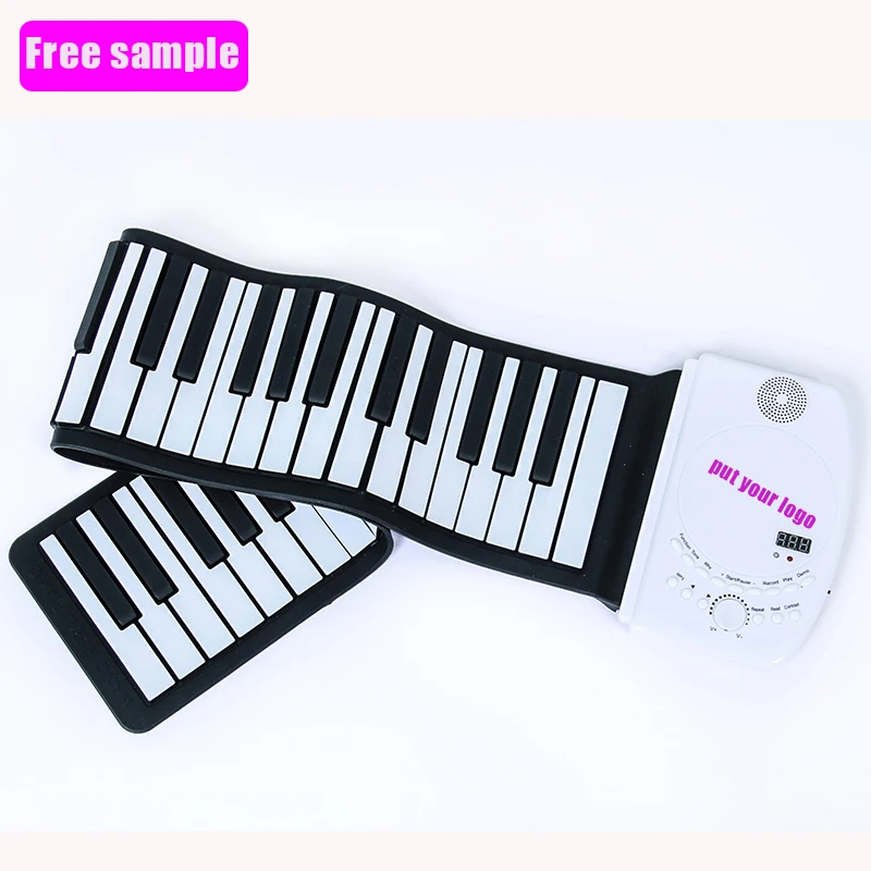 
Volume adjustable and LED digital display OEM & ODM design 61 keys Electronic Digital Flexible rollup piano 