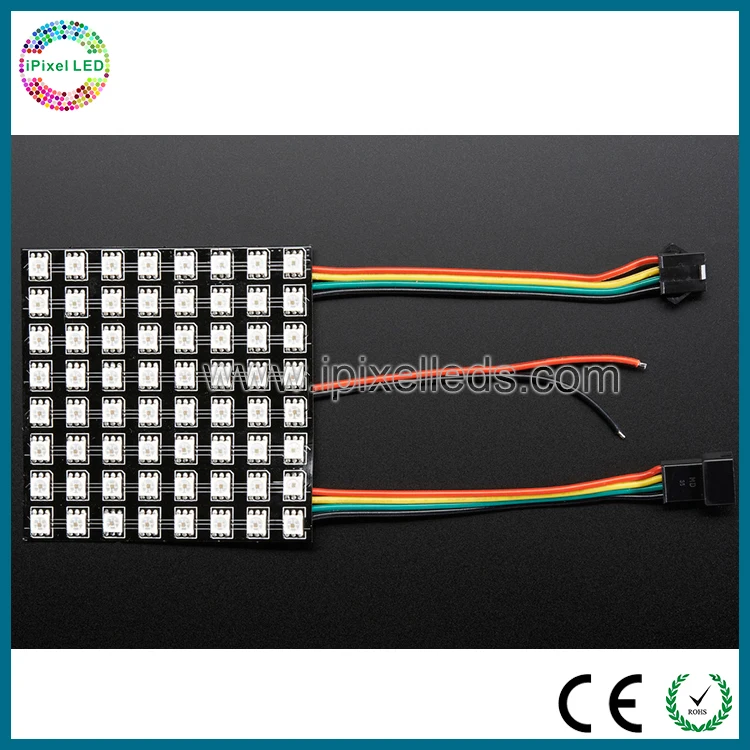 Высокой мощности apa102 64 светод. высокий люмен rgb flexbile из светодиодов матрица