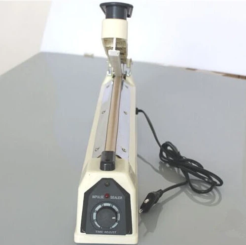 Plastic Bag Sealing Machine Portable Heat Hand Impulse Sealer with Cutter