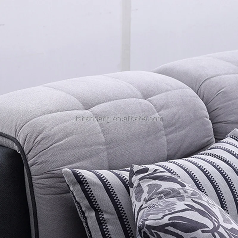 Hotsales Trendy Modern Design Living Room Fabric Sectional Sofa Set