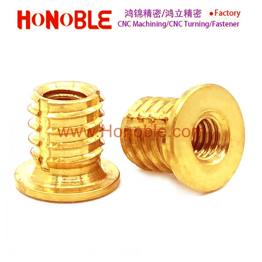 
Trisert Inserts, Brass Self-tapping Inserts 