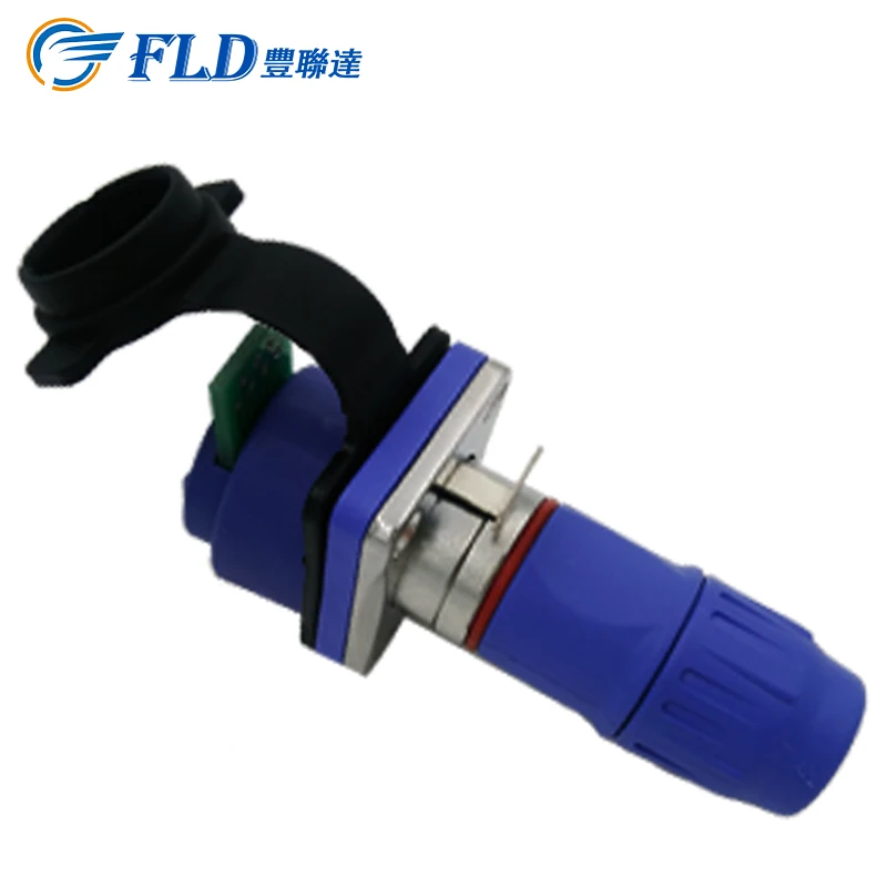 IP67 Outdoor Ethernet Jack Waterproof Ethercon rj45 Connector