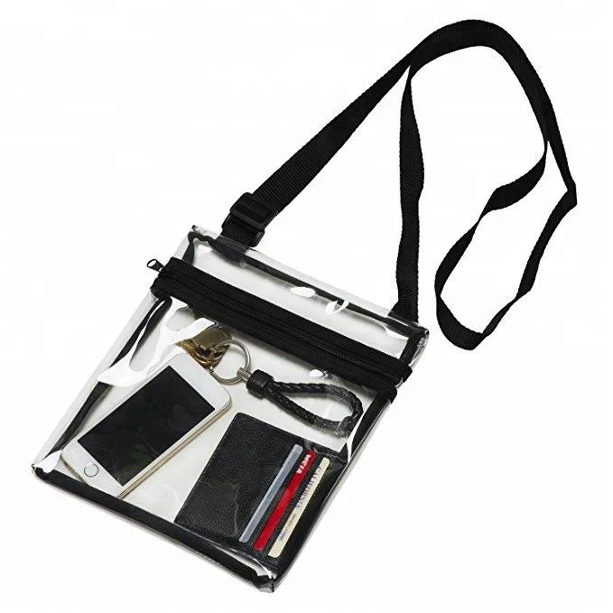 hard clear plastic crossbody bag cell phone,mesh man bags boys crossbody plastic,cheap transparent small crossbody bag clear