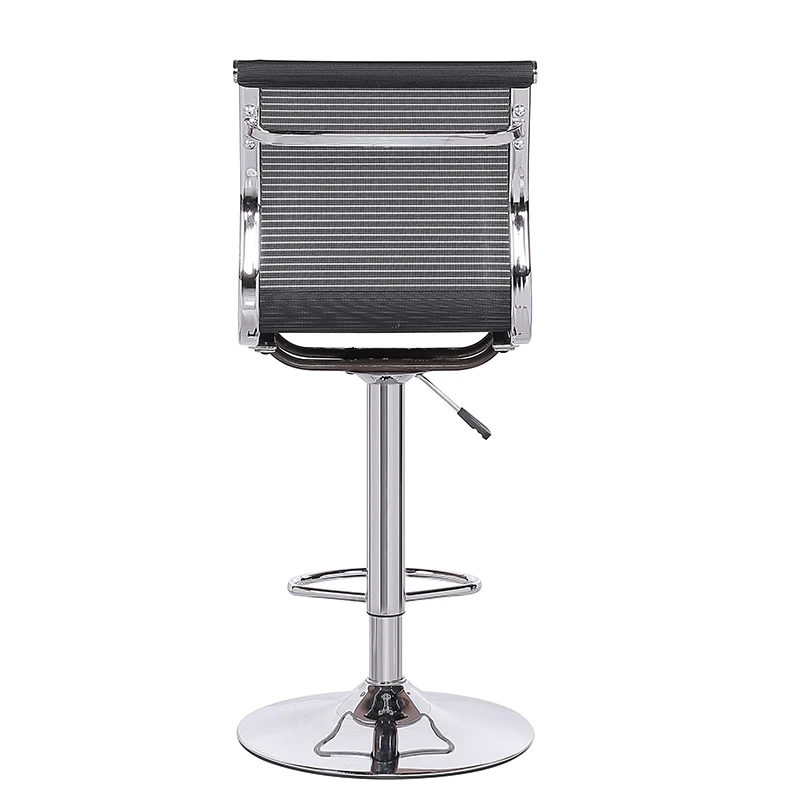 
Modern hot sale short mesh back swivel metal adjustable bar stool 
