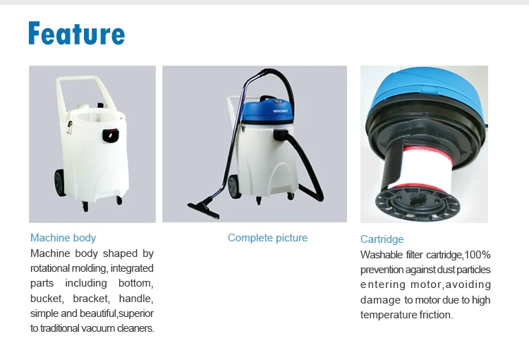 Commercial Wet and dry vaccum carpet  extractor cleaners W86