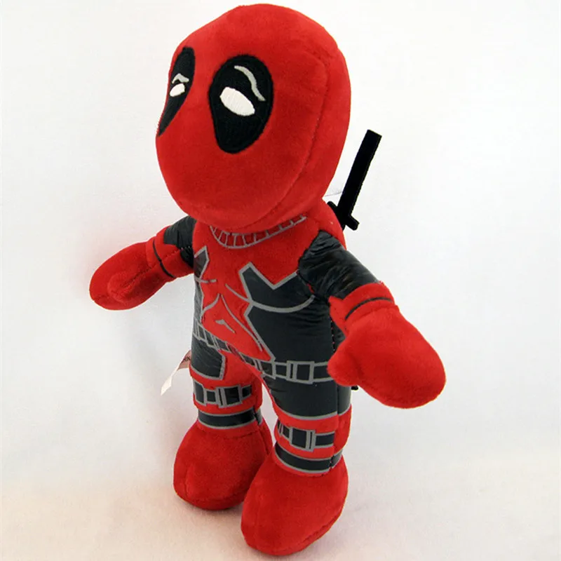 26CM 2016 Marvel Movie Deadpool Soft FUNKO POP Deadpool Spiderman Plush Doll Toy Figure