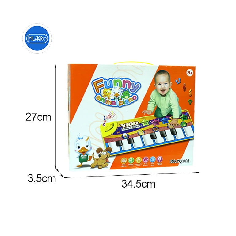 Indoor Play Carpet Gyms for Toddlers Baby Musical Piano Keyboard Playmat Play Mat Educational Baby Crawling Mat