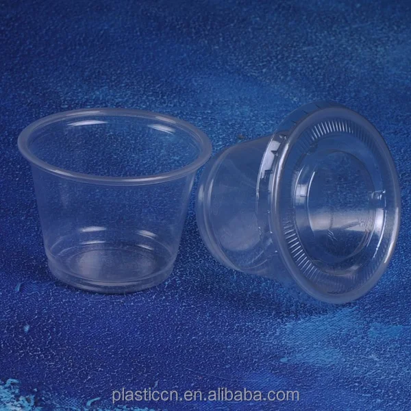
large pp plastic cups 5.5 oz/disposable container sauce cup with lids/jam cup plastic wholesale with lids 