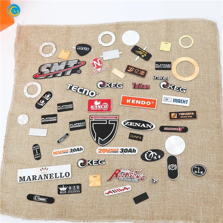 
raised logo sticker 