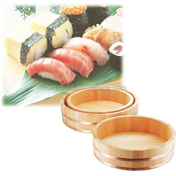Japanese wood sushi rice tub, barrel & pro-hangiri wholesale