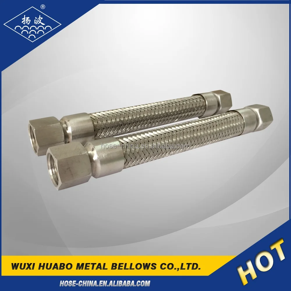 Stainless steel flexible wire braided hose