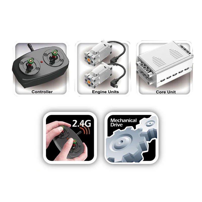 453 pcs building bricks 2.4G 4 CH radio control toy rc tank